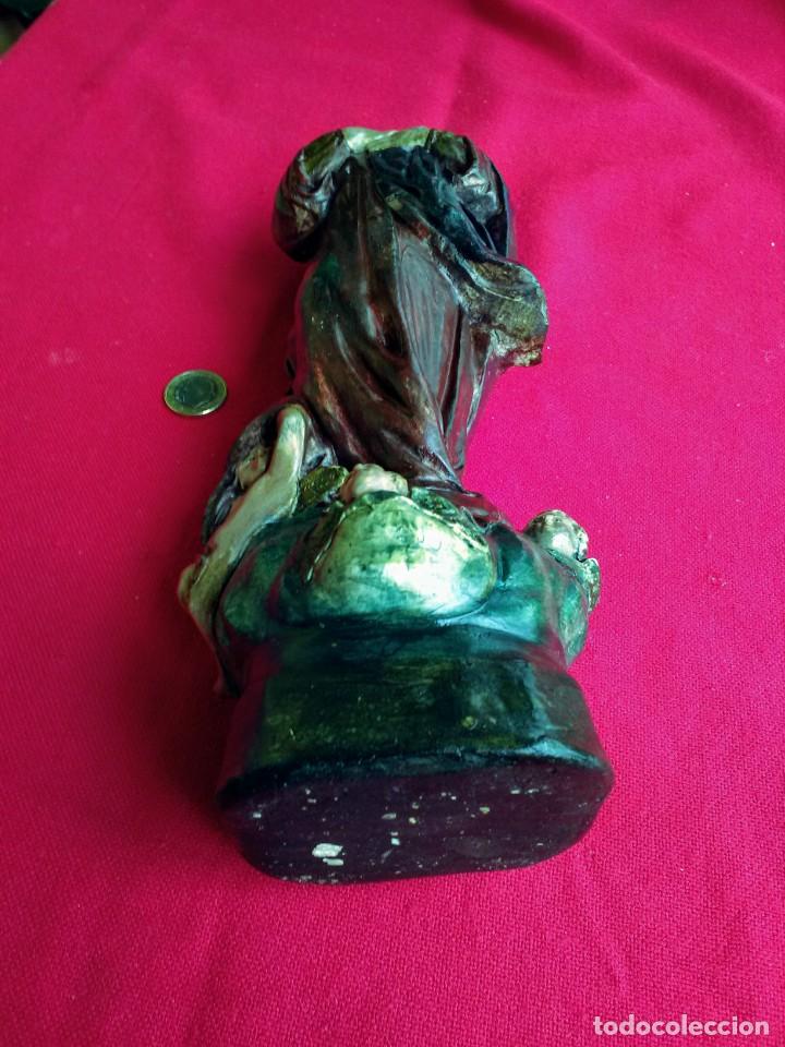 Arte: Figura antigua de Virgen - Foto 5