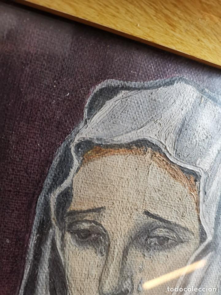 Arte: OLEO VIRGEN LLORANDO--DOLORES - Foto 6