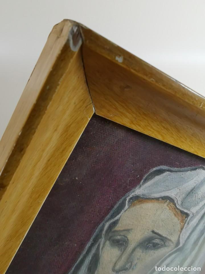 Arte: OLEO VIRGEN LLORANDO--DOLORES - Foto 12