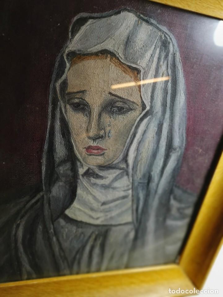 Arte: OLEO VIRGEN LLORANDO--DOLORES - Foto 24