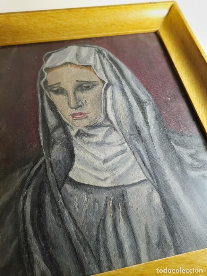 Arte: OLEO VIRGEN LLORANDO--DOLORES - Foto 25
