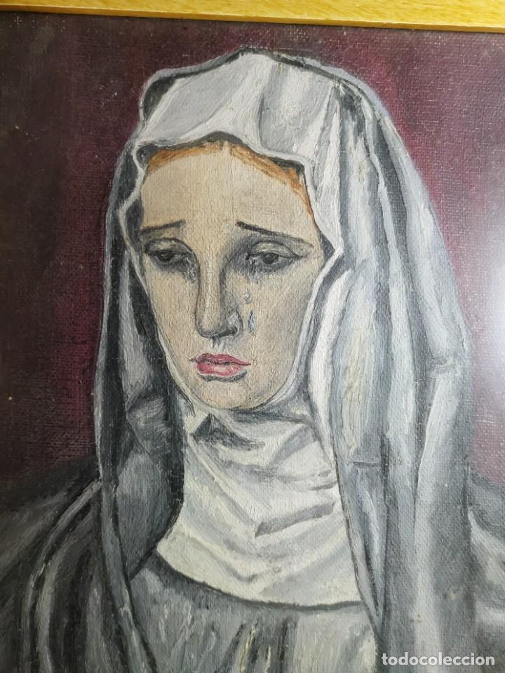 Arte: OLEO VIRGEN LLORANDO--DOLORES - Foto 26