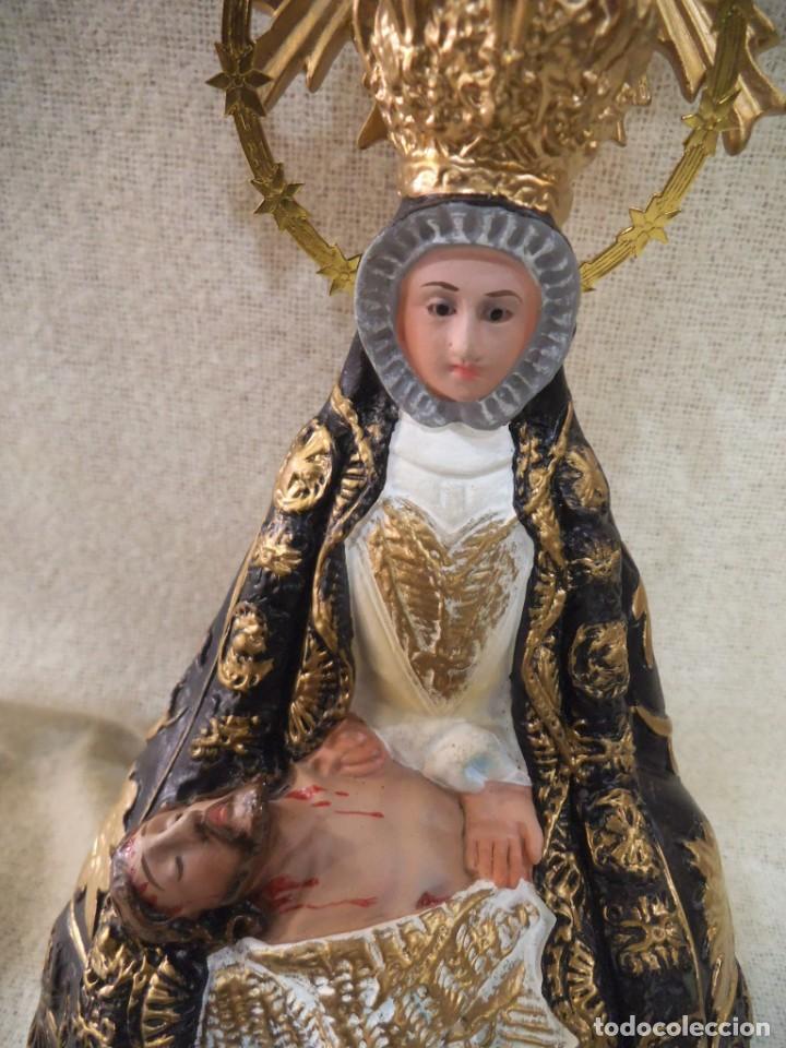 Arte: VIRGEN DE LAS ANGUSTIAS ( 30 CM ) - Foto 7