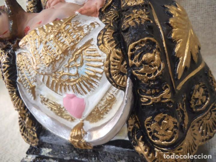 Arte: VIRGEN DE LAS ANGUSTIAS ( 30 CM ) - Foto 8