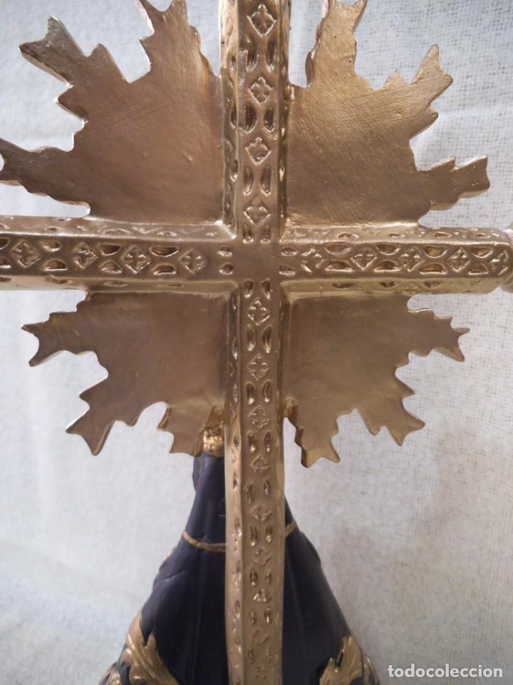 Arte: VIRGEN DE LAS ANGUSTIAS ( 30 CM ) - Foto 12