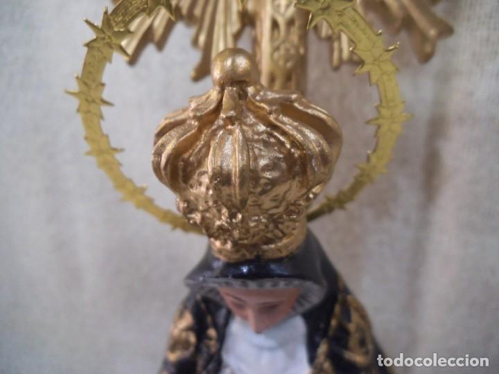 Arte: VIRGEN DE LAS ANGUSTIAS ( 20 CM ) - Foto 4