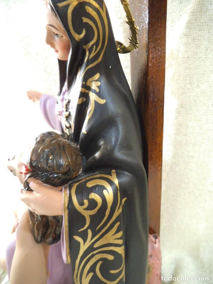 Arte: VIRGEN DE LA PIEDAD ( 30 CM ) - Foto 13