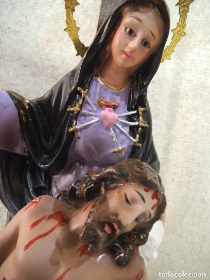Arte: VIRGEN DE LA PIEDAD ( 20 CM ) - Foto 1