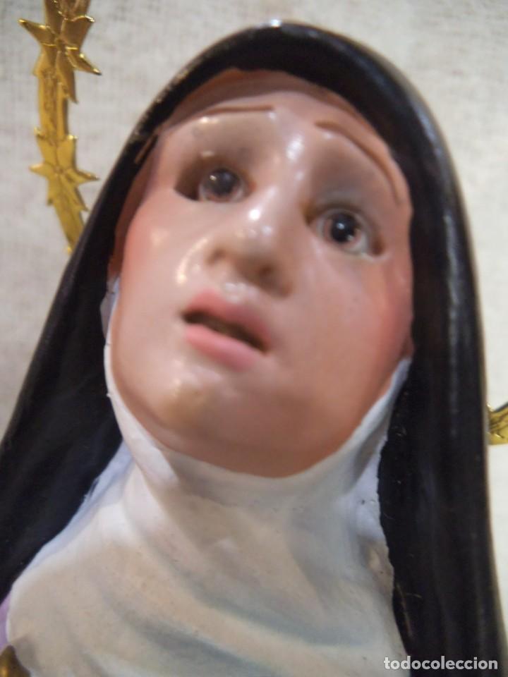 Arte: VIRGEN DOLOROSA ( 30 CM ) - Foto 1