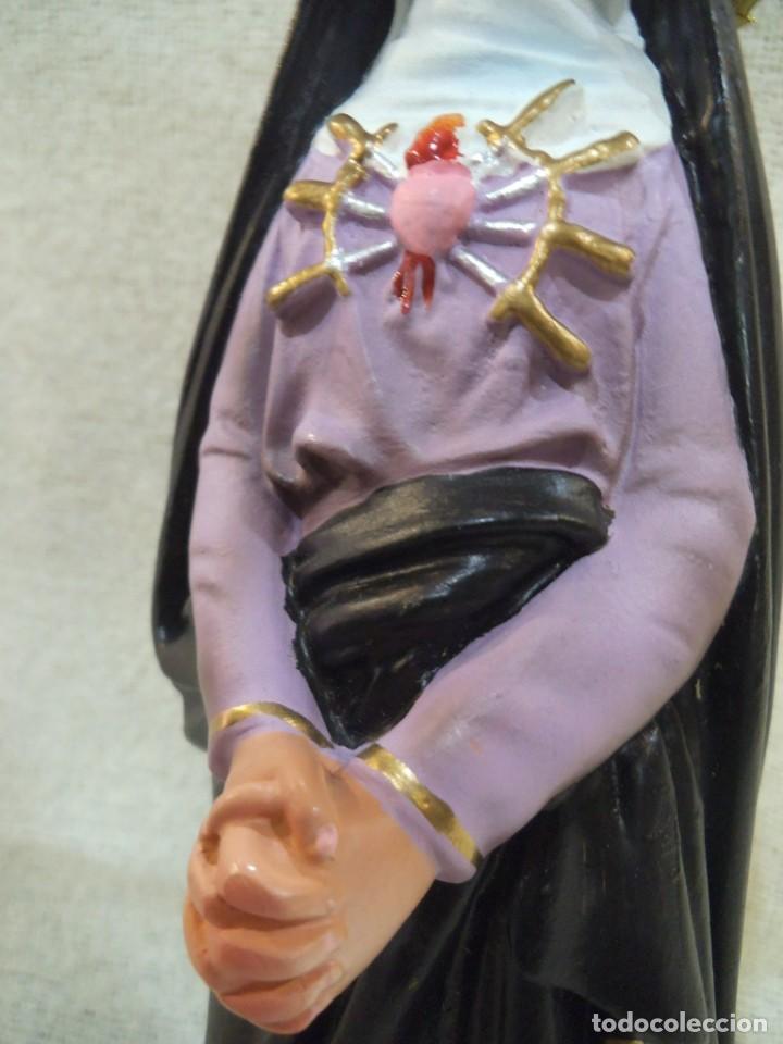 Arte: VIRGEN DOLOROSA ( 30 CM ) - Foto 6