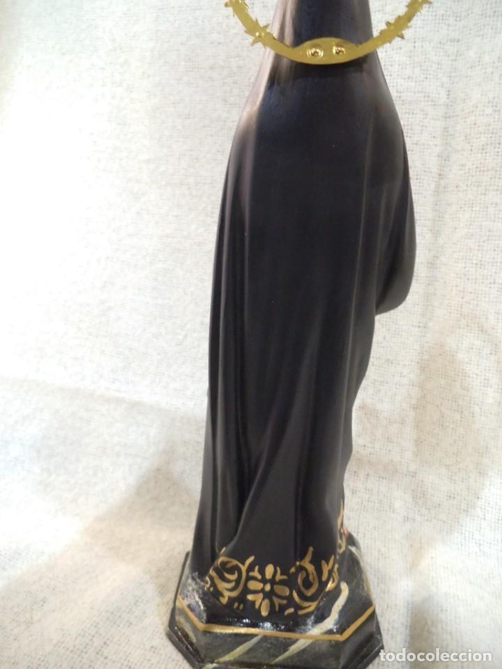 Arte: VIRGEN DOLOROSA ( 30 CM ) - Foto 9