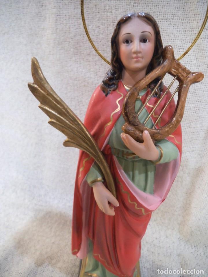 Arte: SANTA CECILIA ( 30 CM ) - Foto 1