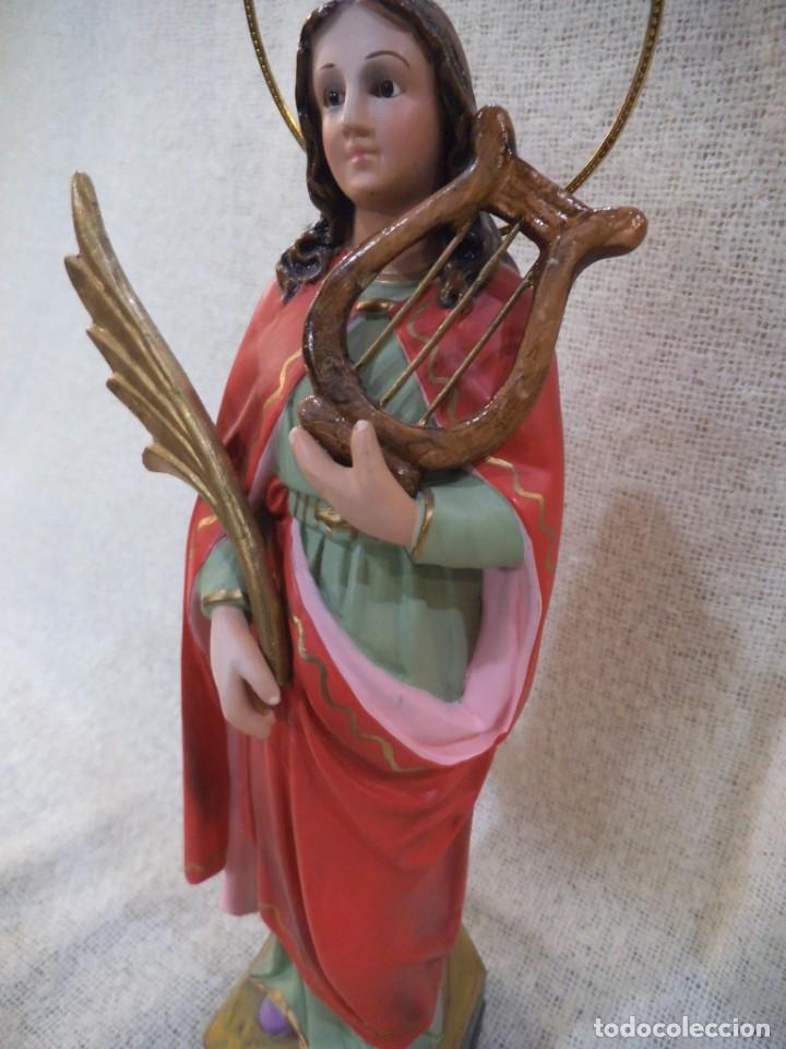 Arte: SANTA CECILIA ( 30 CM ) - Foto 2