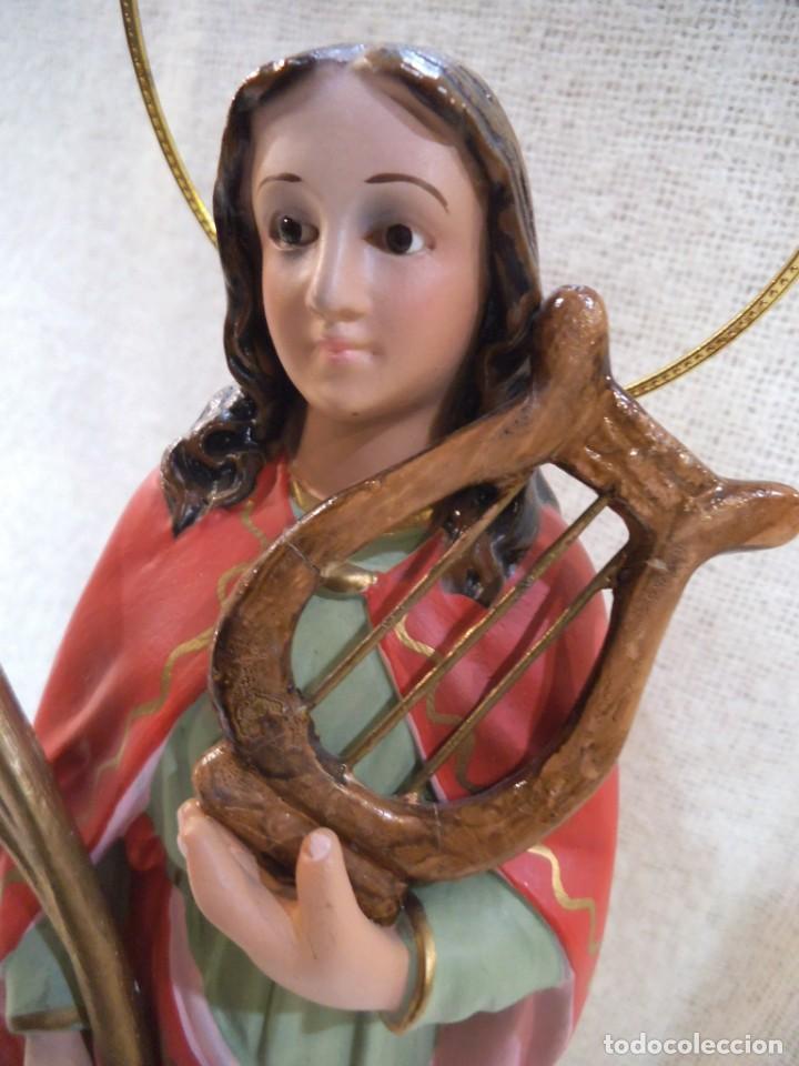 Arte: SANTA CECILIA ( 30 CM ) - Foto 3