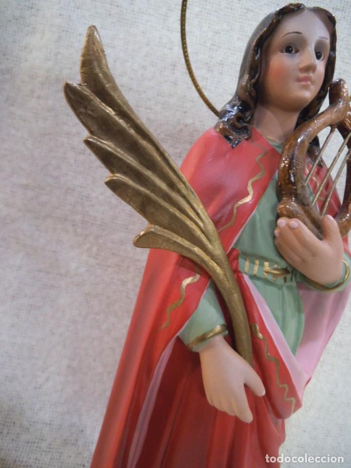 Arte: SANTA CECILIA ( 30 CM ) - Foto 5