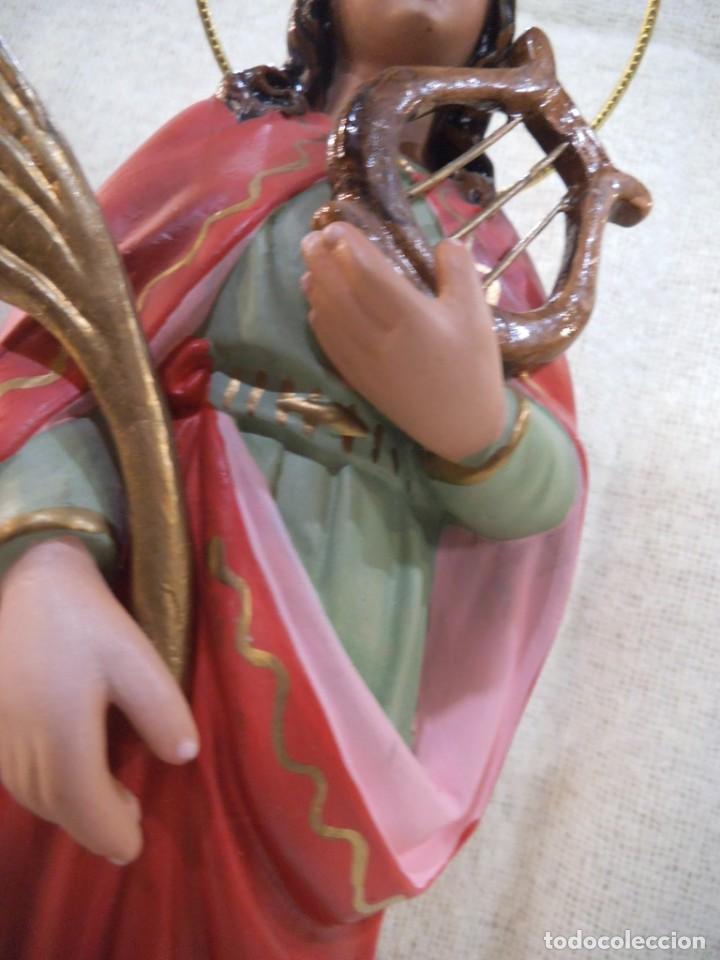 Arte: SANTA CECILIA ( 30 CM ) - Foto 6