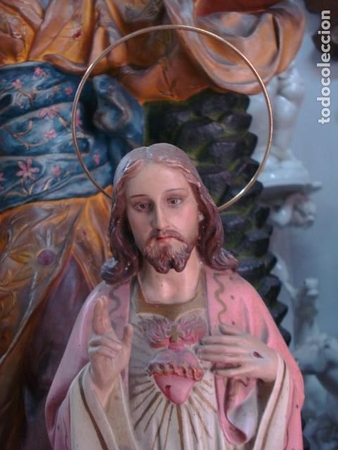 Arte: S&aacute;grado Corazon sellado de Olot con corona - Foto 2