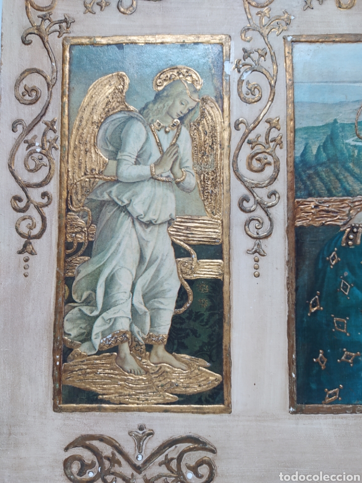 Arte: ANTIGUO CUADRO RELIGIOSO - Foto 4