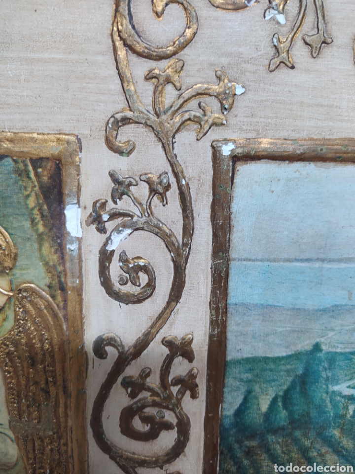 Arte: ANTIGUO CUADRO RELIGIOSO - Foto 5