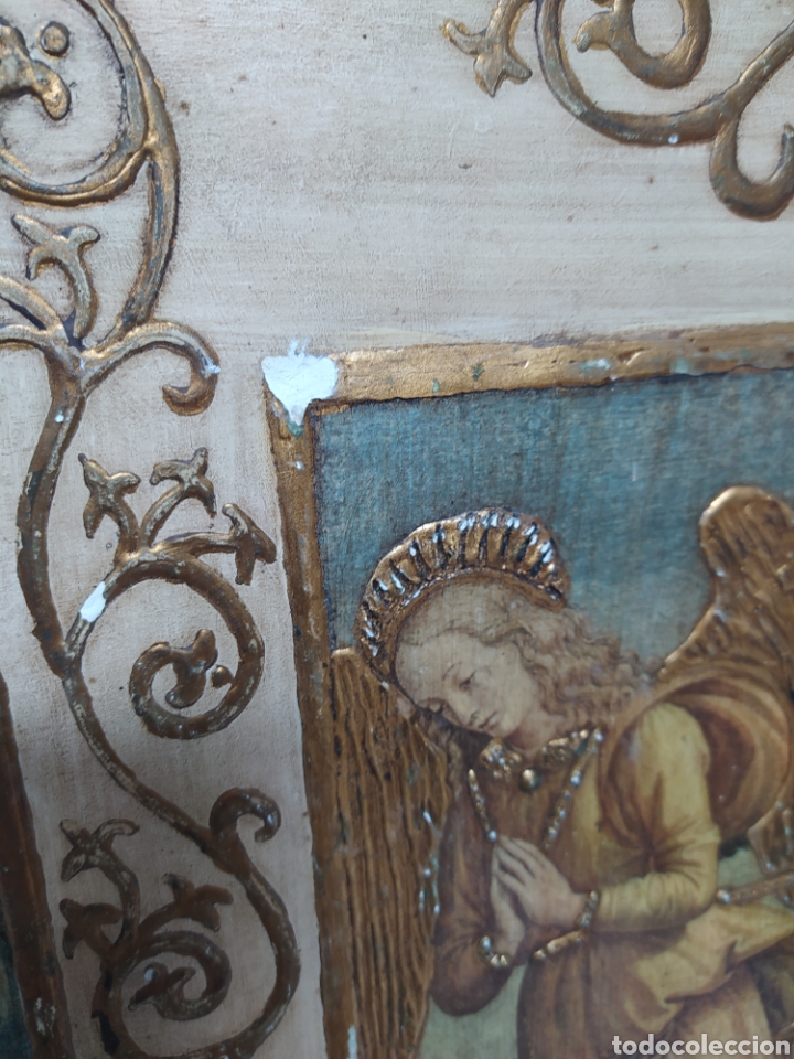 Arte: ANTIGUO CUADRO RELIGIOSO - Foto 6