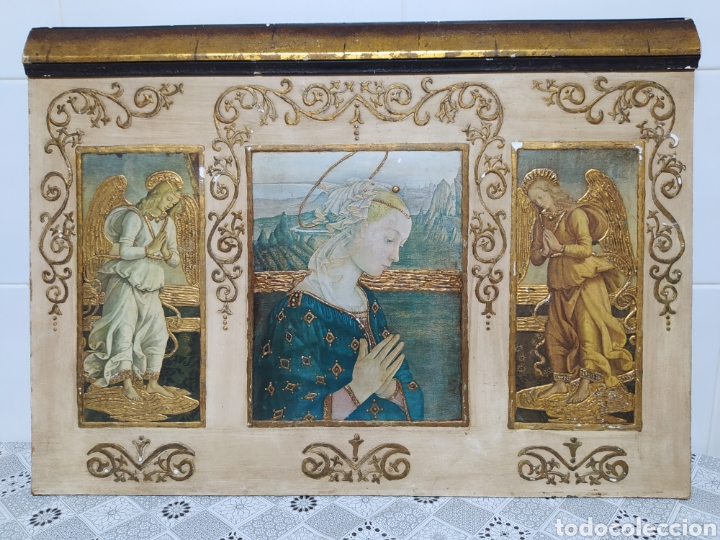 Arte: ANTIGUO CUADRO RELIGIOSO - Foto 1