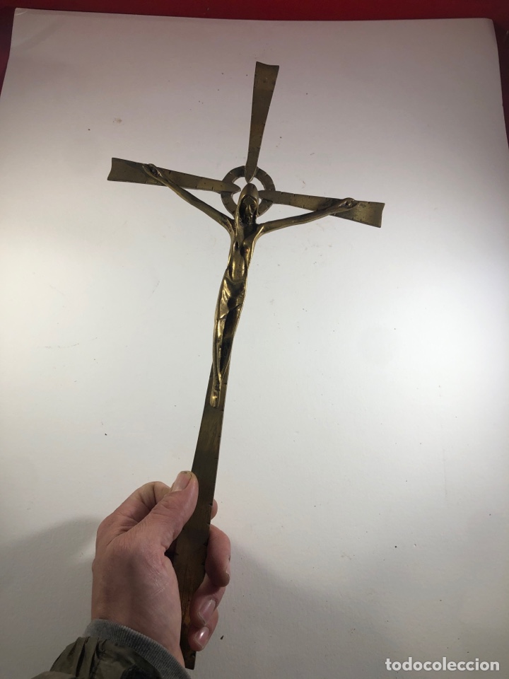 Arte: Cruz con Cristo bronce - Foto 3