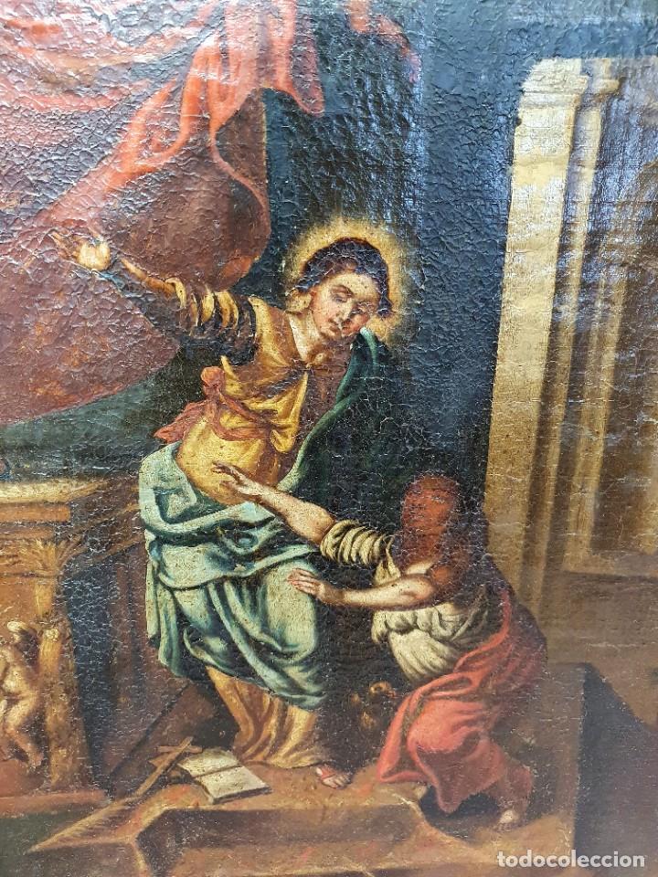 Arte: -OLEO RELIGIOSO SOBRE LIENZO - Foto 3