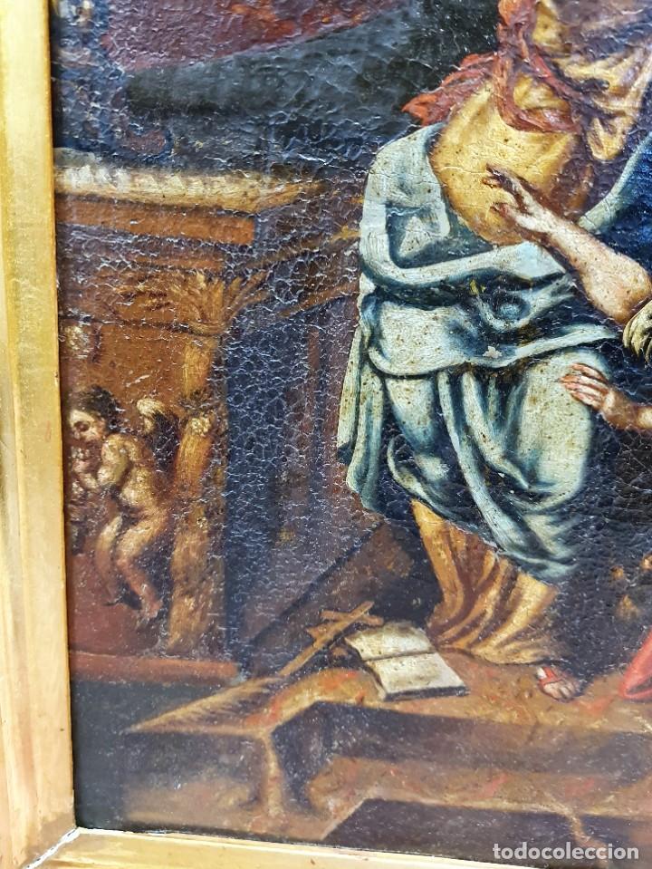 Arte: -OLEO RELIGIOSO SOBRE LIENZO - Foto 5