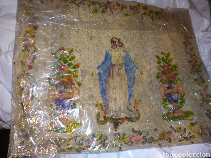 Arte: Antiguo Bordado Inmaculada - Foto 1