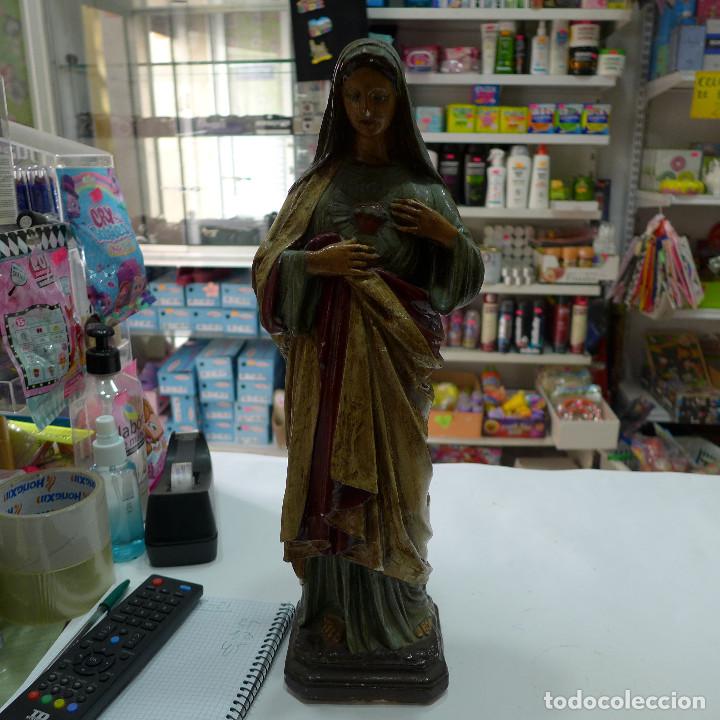 Arte: VIRGEN DEL SAGRADO CORAZON DE JESUS - Foto 1