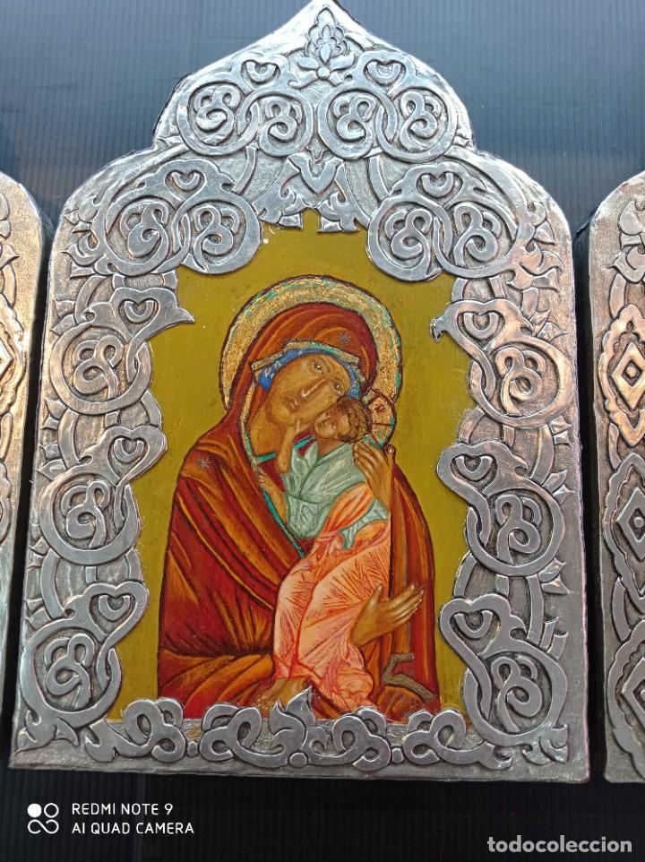 Arte: Tr&iacute;ptico icono Ruso - Foto 3