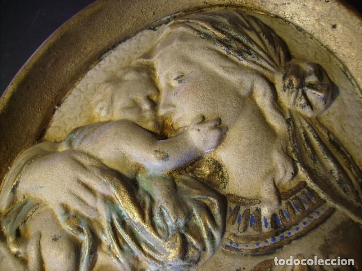 Arte: PLAF&Oacute;N OVALADO VIRGEN XIX - Foto 8