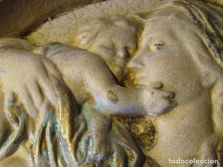 Arte: PLAF&Oacute;N OVALADO VIRGEN XIX - Foto 9