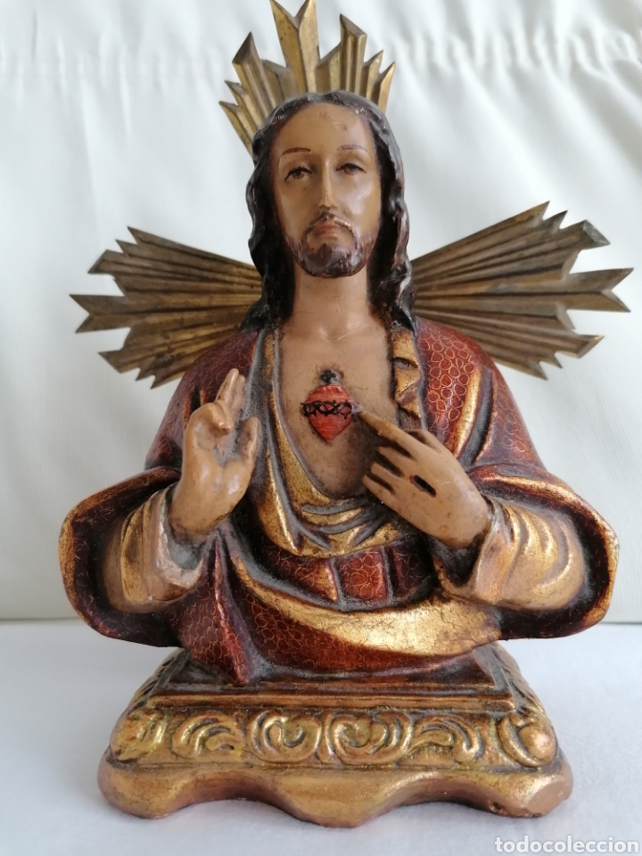 Arte: Busto Antiguo Sagrado Coraz&oacute;n - Foto 5