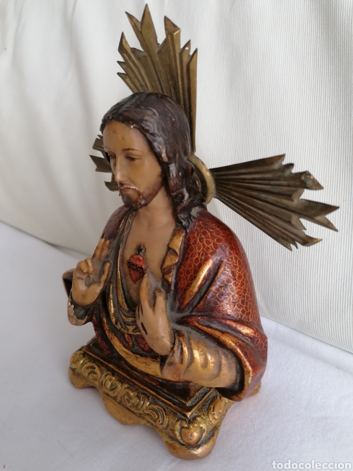 Arte: Busto Antiguo Sagrado Coraz&oacute;n - Foto 6