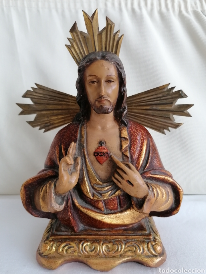 Arte: Busto Antiguo Sagrado Coraz&oacute;n - Foto 12