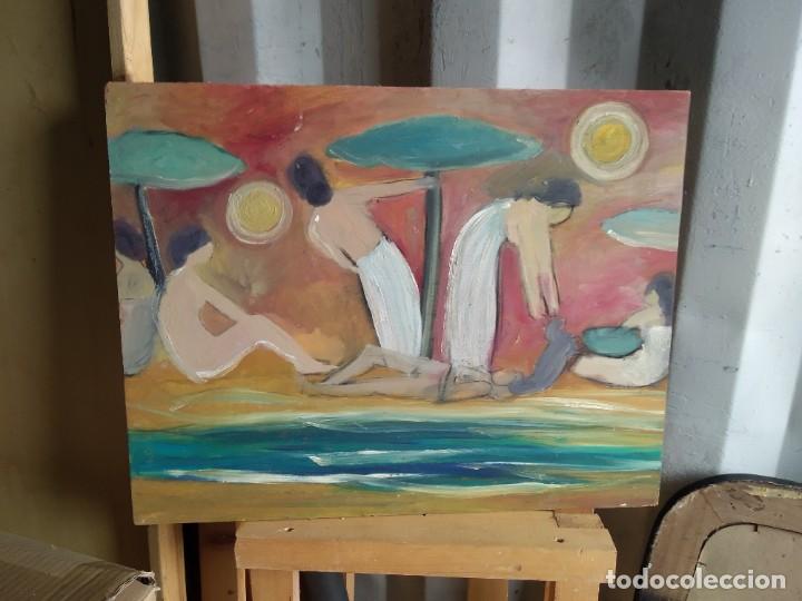 Arte: Cuadrito tabla marina - Foto 1