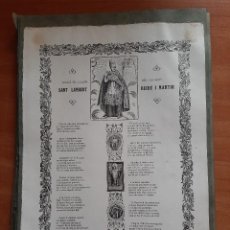 Arte: 1925 DOS GOIGS : SANT LAMBERT - SANT CRISTO DEL CORRALET. Lote 261118820
