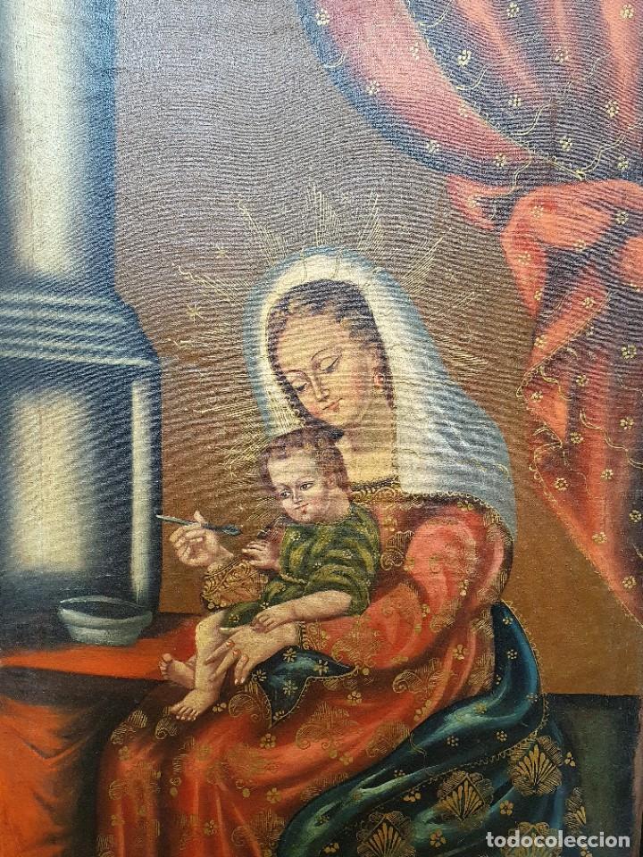 Arte: -OLEO RELIGIOSO SOBRE LIENZO - Foto 2