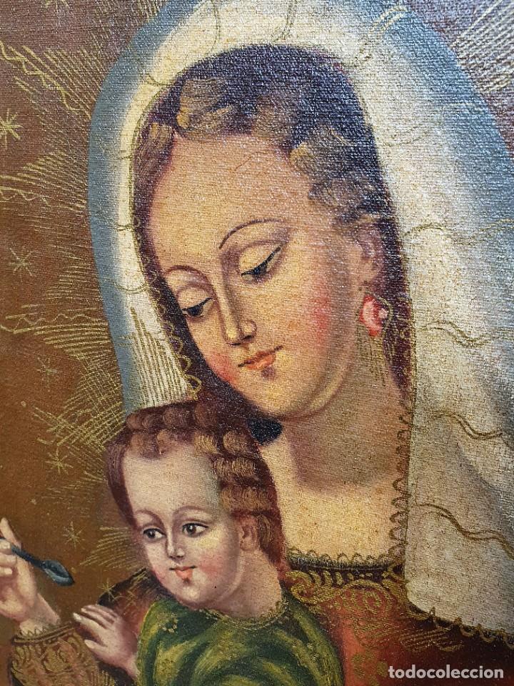 Arte: -OLEO RELIGIOSO SOBRE LIENZO - Foto 3