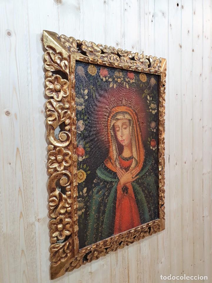 Arte: -CUADRO RELIGIOSO EN LIENZO - Foto 2