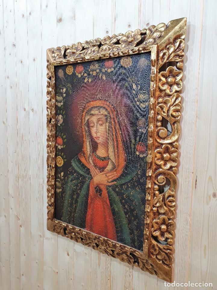 Arte: -CUADRO RELIGIOSO EN LIENZO - Foto 3