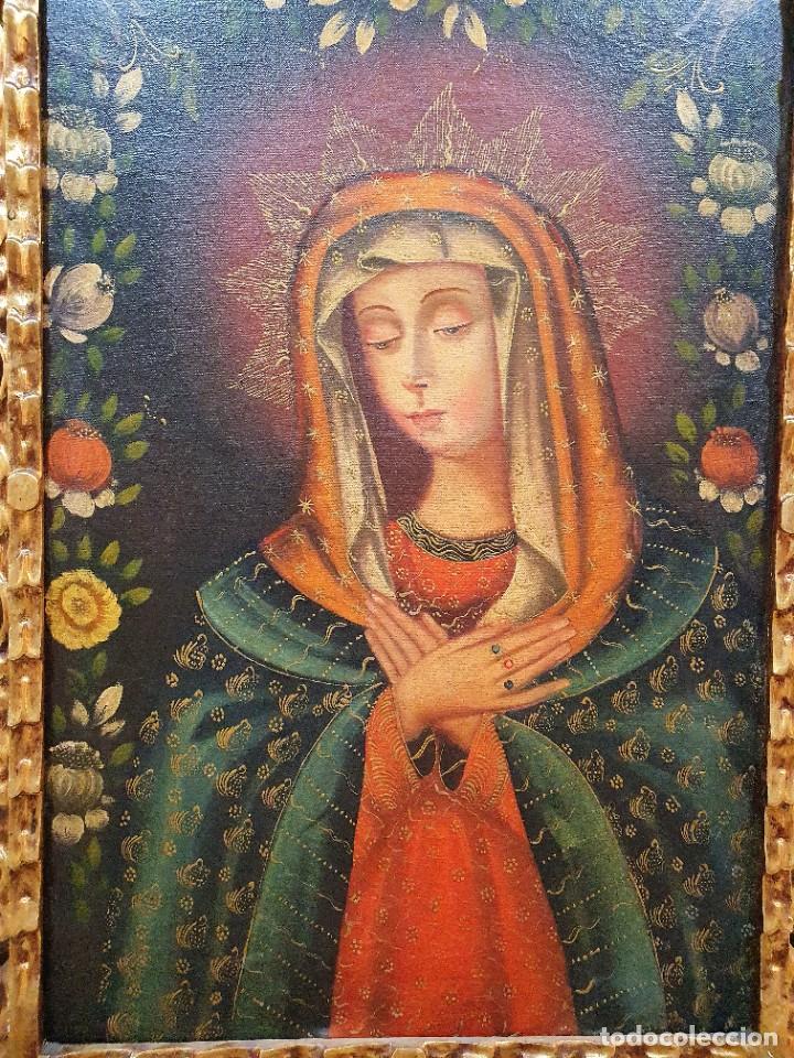 Arte: -CUADRO RELIGIOSO EN LIENZO - Foto 6