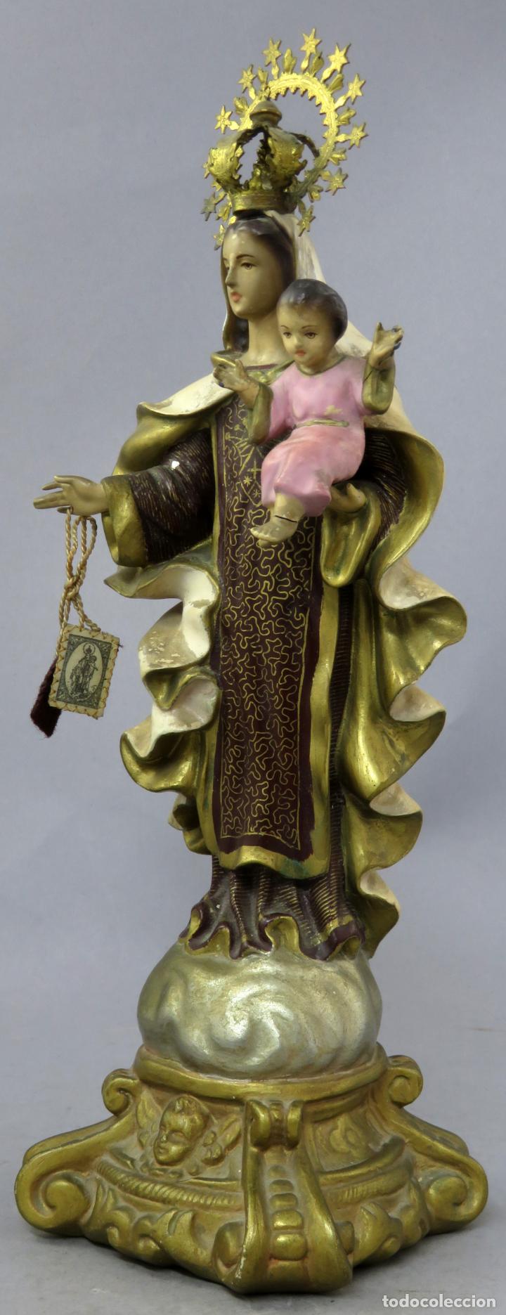 Virgen Del Carmen De Escayola Policromada Princ Comprar Escultura virgen-del-carmen-de-escayola-policromada-princ-comprar-escultura