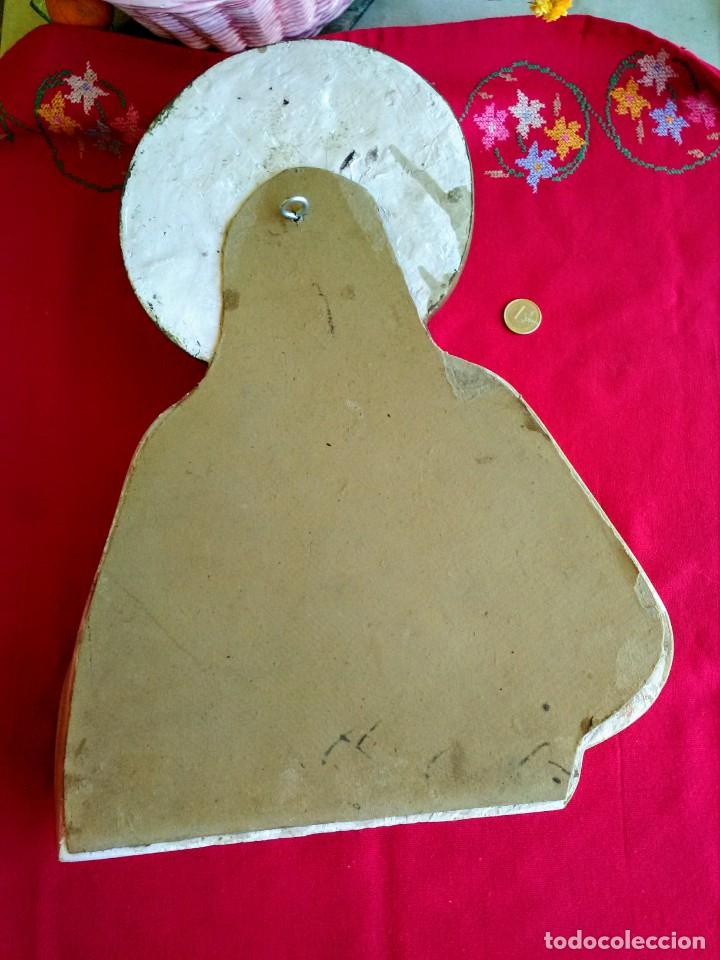Arte: Retablo antiguo Coraz&oacute;n de Jes&uacute;s - Foto 5