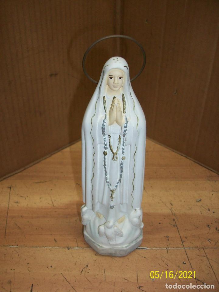 Arte: ESCULTURA DE LA VIRGEN DE FATIMA - Foto 1
