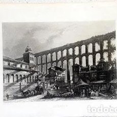 Arte: SÉGOVIE GRABADO AL ACERO DE CH LALAISSE. PARIS, C 1840. (GRABADO SEGOVIA. Lote 263706470