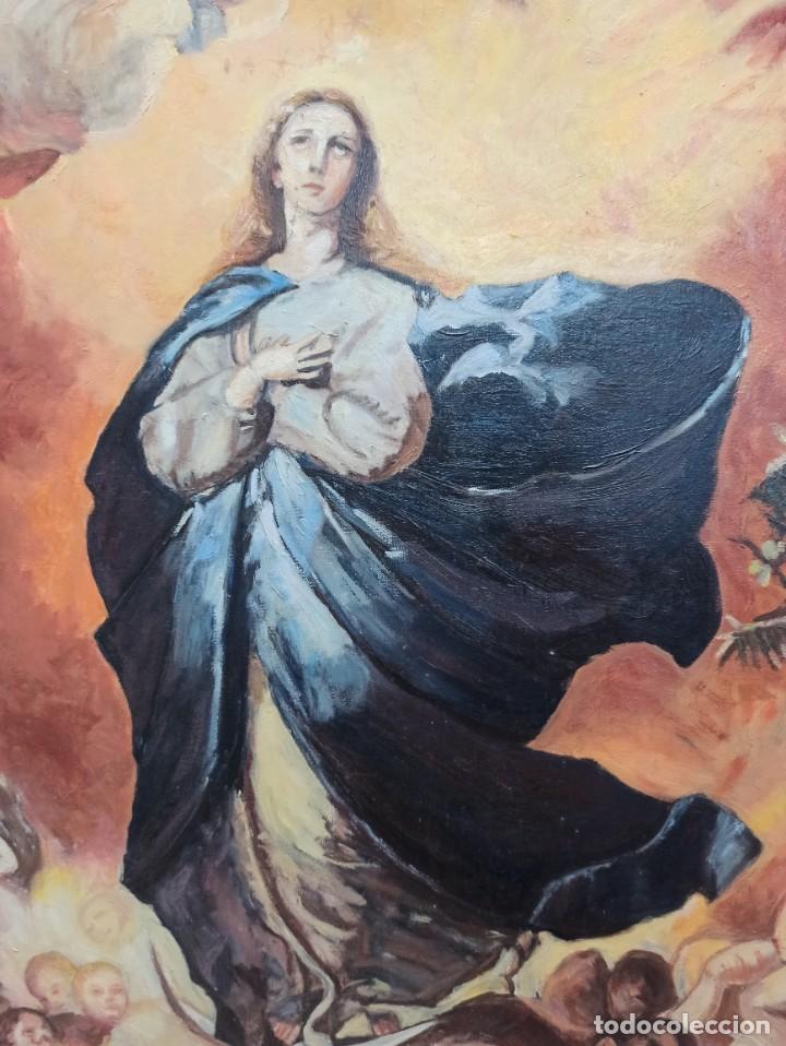 Arte: Inmaculada Concepci&oacute;n. &Oacute;leo sobre lienzo. PF - Foto 3