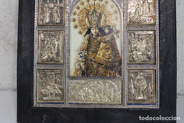 Arte: CUADRO RETABLO VIRGEN DE LOS DESAMPARADOS - Foto 2