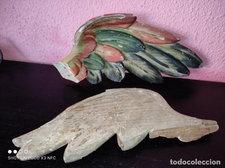 Arte: Antiguas alas en madera policromada - Foto 6